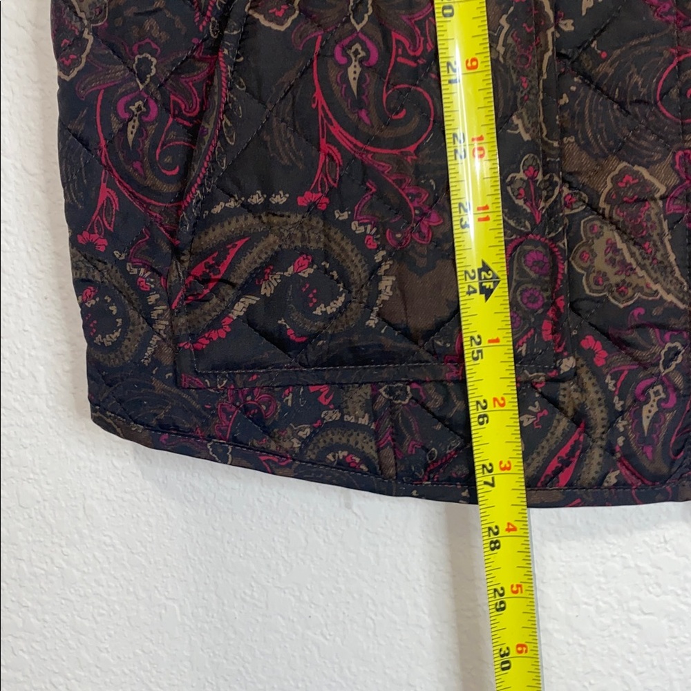 🎈Adorable J.Jill Heritage Quilted Patterned Paisley Vest! - Picture 5 of 11